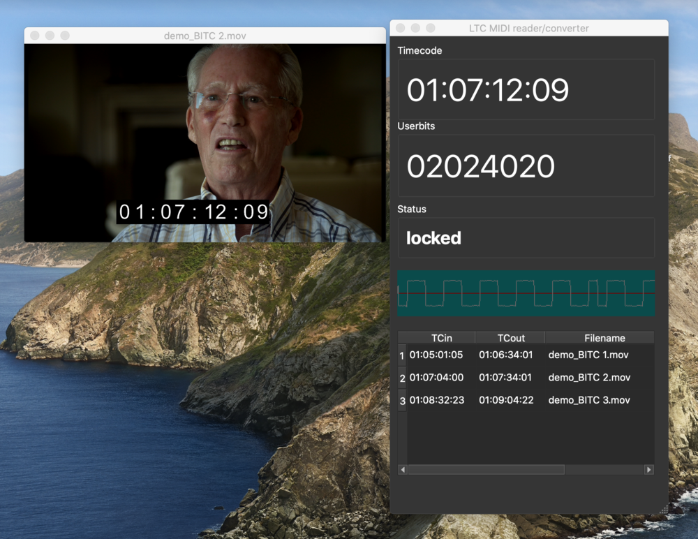 timecode reader for mac