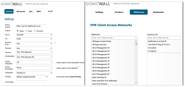 sonicwall vp client for mac
